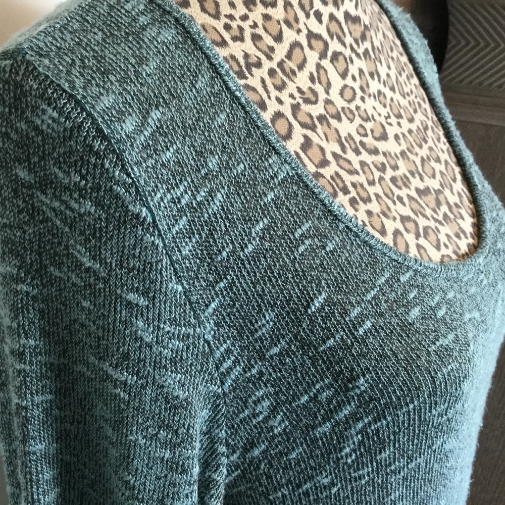 Turquoise Knit Tunic - Picture 5 of 5